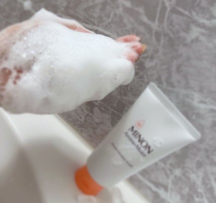 アミノモイスト モイストクリーミィ ウォッシュ/ミノン/洗顔フォームを使ったクチコミ(4枚目)