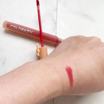 リップスティックアイスクリームティント/COLORKEY/口紅を使ったクチコミ(2枚目)