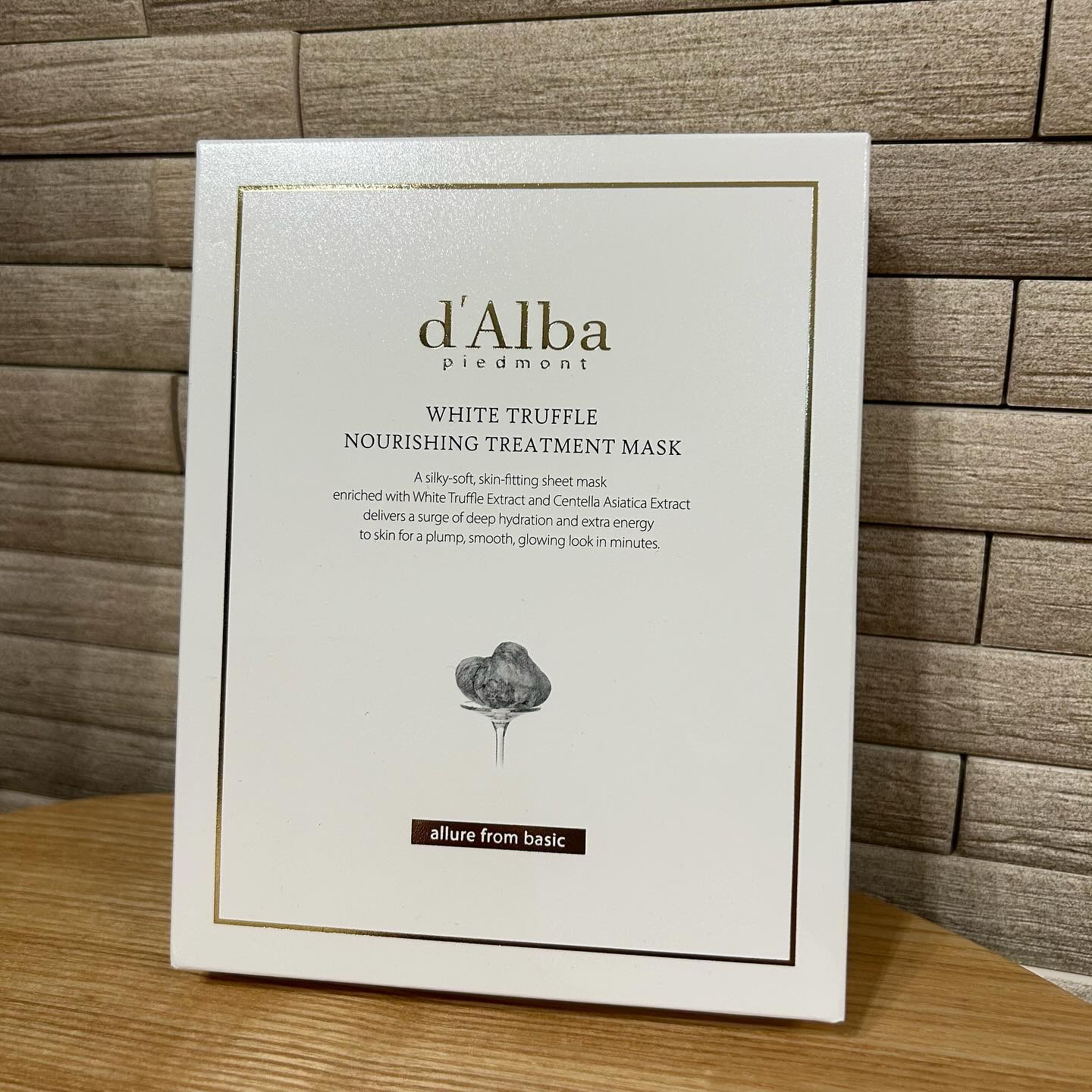 ホワイトトリュフナリシングトリートメントマスク/ダルバ/シートマスク・パックを使ったクチコミ（1枚目）