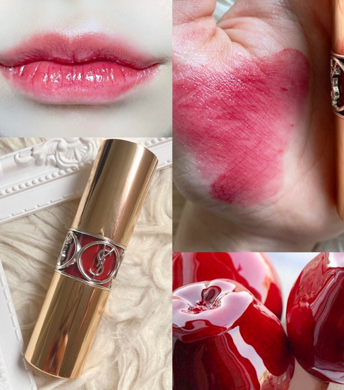 ルージュ ヴォリュプテ シャイン/YVES SAINT LAURENT BEAUTE/口紅を使ったクチコミ(2枚目)