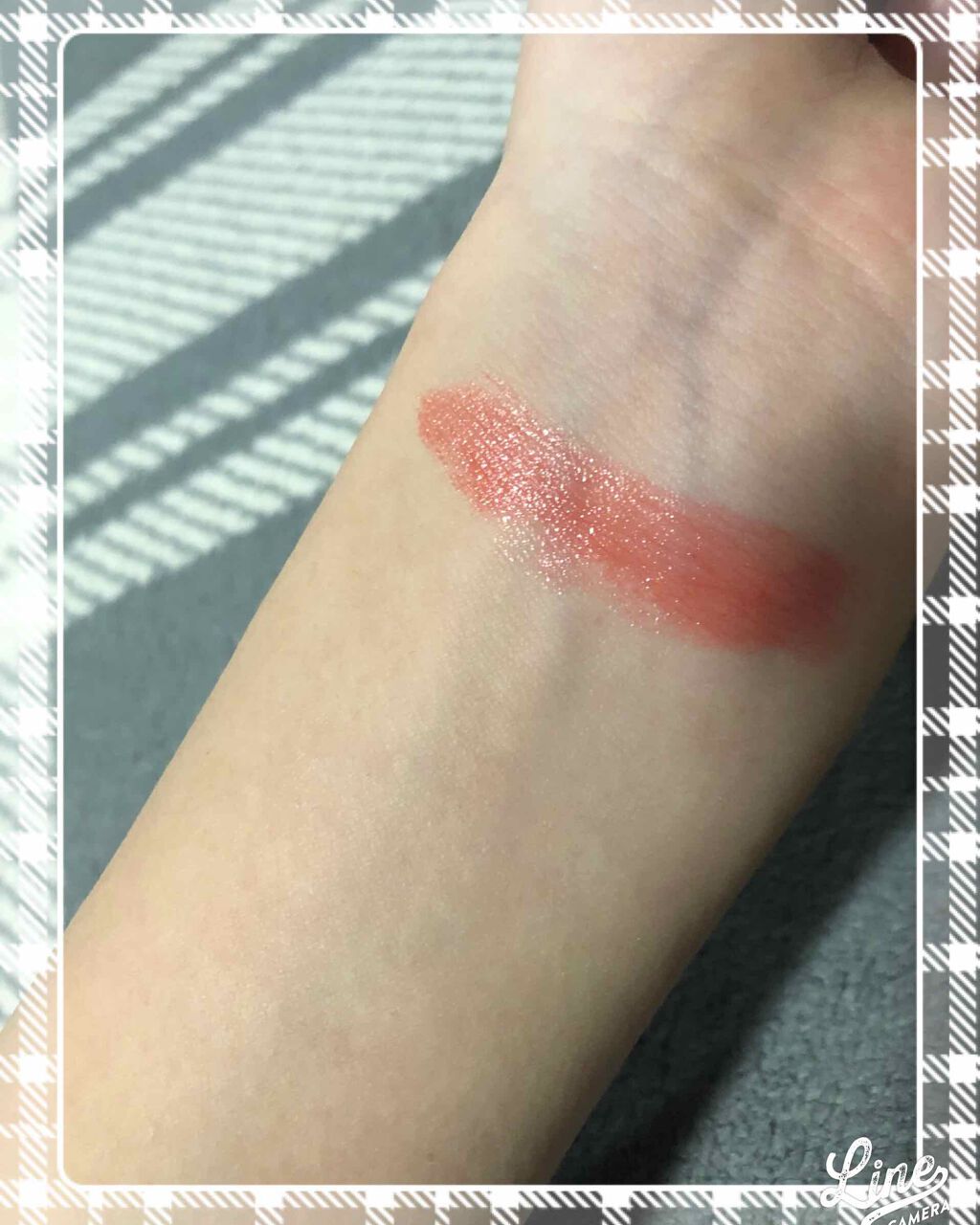 ラスティンググロスリップ/CEZANNE/口紅を使ったクチコミ（2枚目）