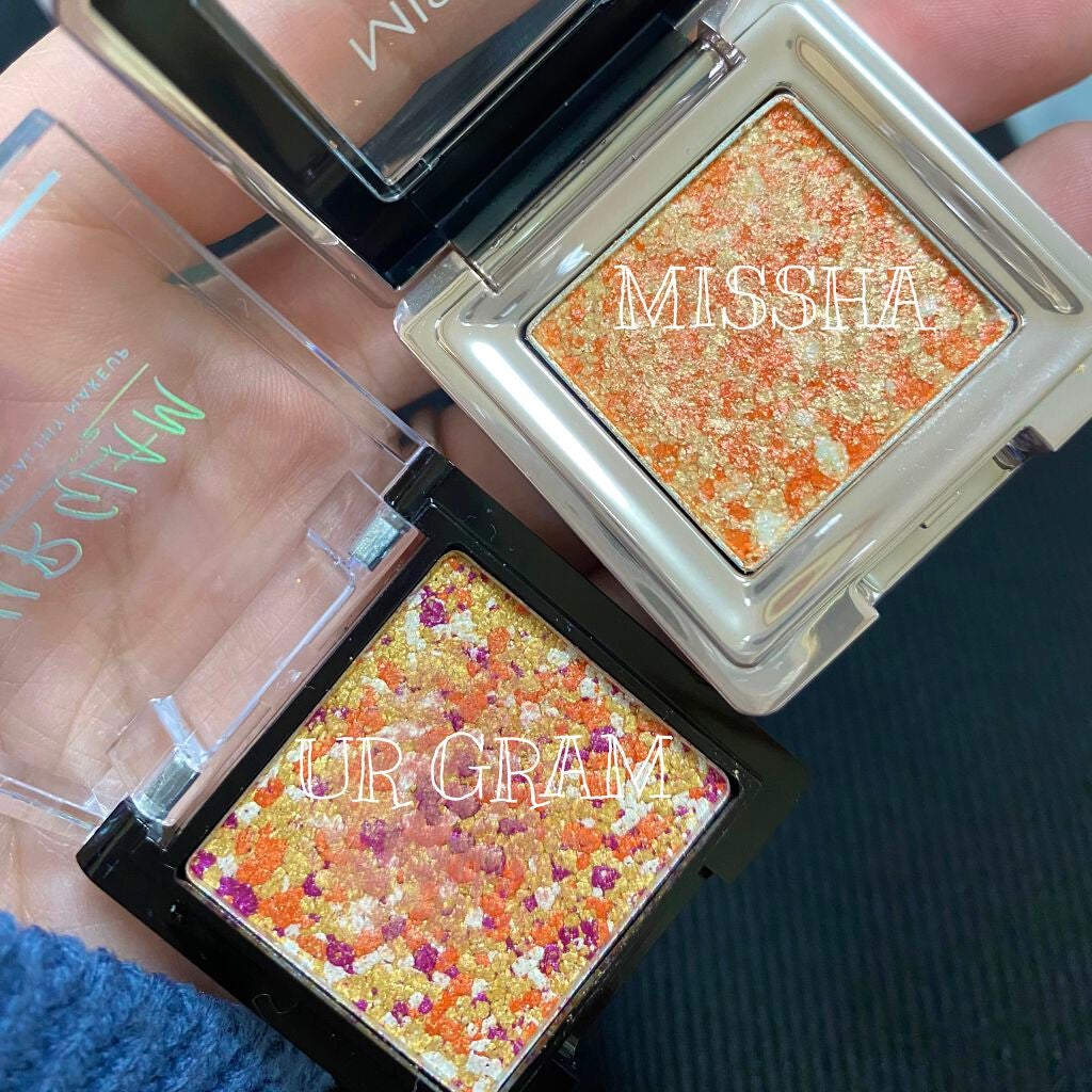 グリッタープリズム シャドウ/MISSHA/グリッターを使ったクチコミ(4枚目)