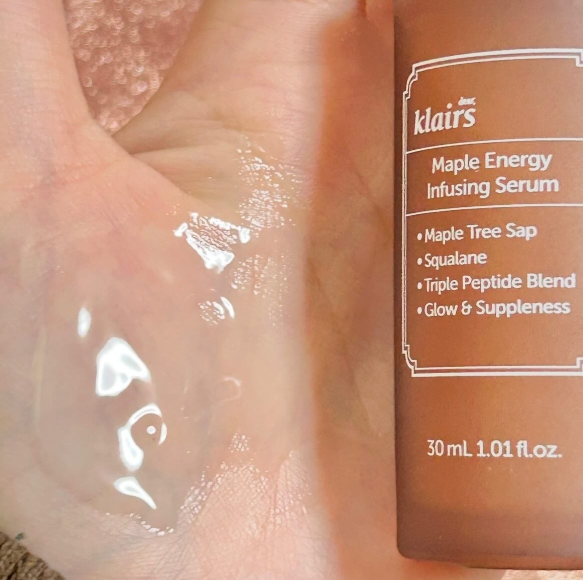 メープルエナジーインフュージングセラム/Klairs/美容液を使ったクチコミ(2枚目)