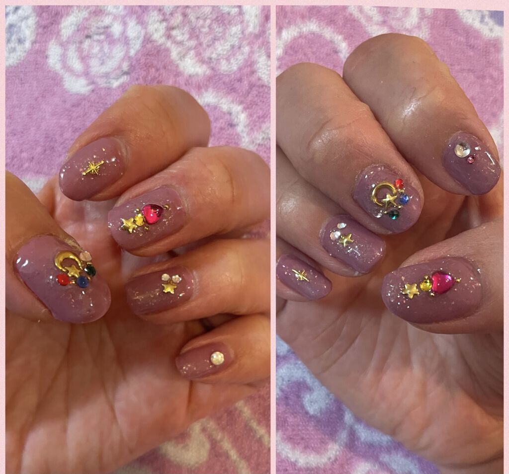 ジェルネイル（ライト対応）/セリア/ジェルネイルを使ったクチコミ（2枚目）