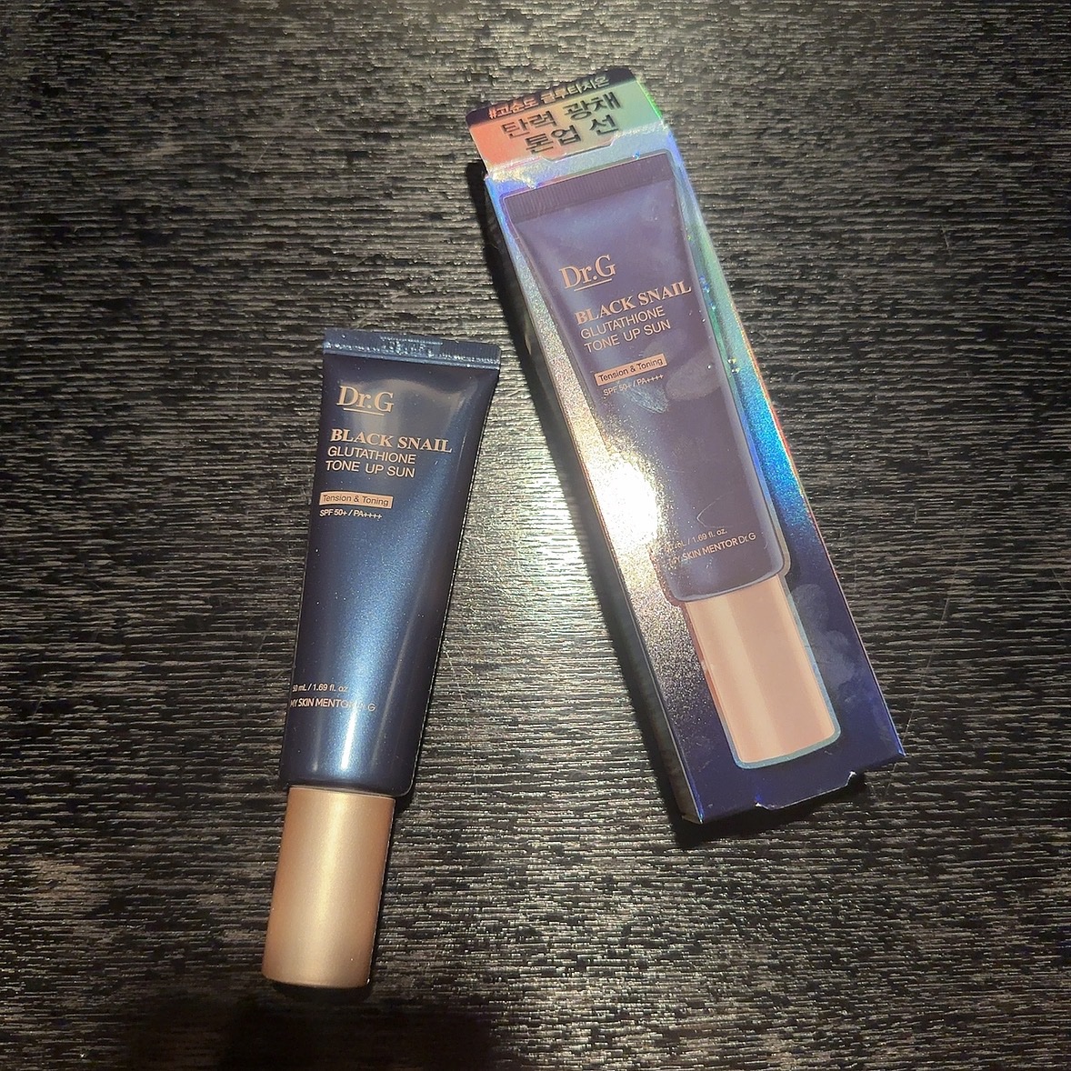 ブラックスネイルグルタチオントーンアップサン/Dr.G/日焼け止めクリームを使ったクチコミ（3枚目）