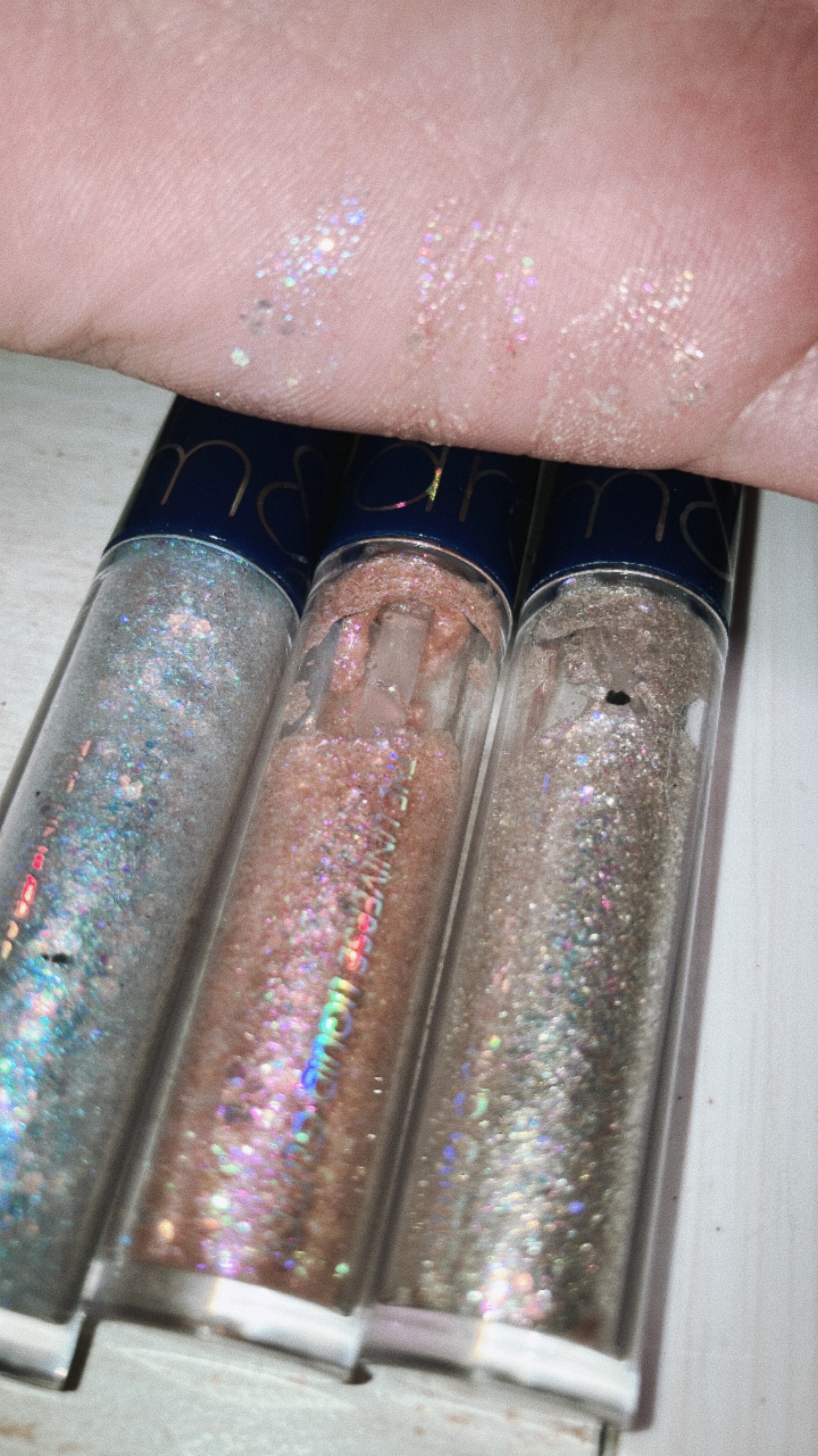 リキッド グリッター シャドウ/rom&nd/グリッターを使ったクチコミ（1枚目）