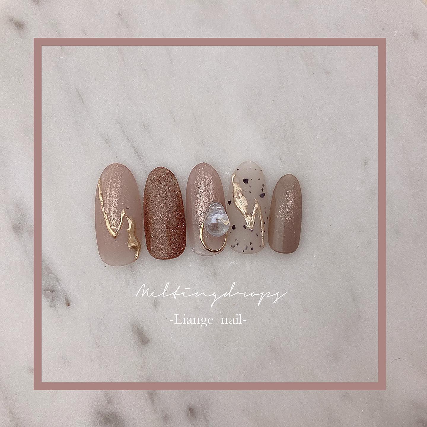 #リアンジェネイル,#柏ネイル,#ネイル,#ニュアンスネイル,#ミラーネイルのネイルデザイン