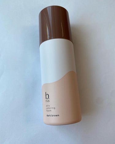 b.ris エアリー カラーリング フォームのクチコミ「b.ris airy coloring foam darkbrownを使ってみました。

80.....」（2枚目）