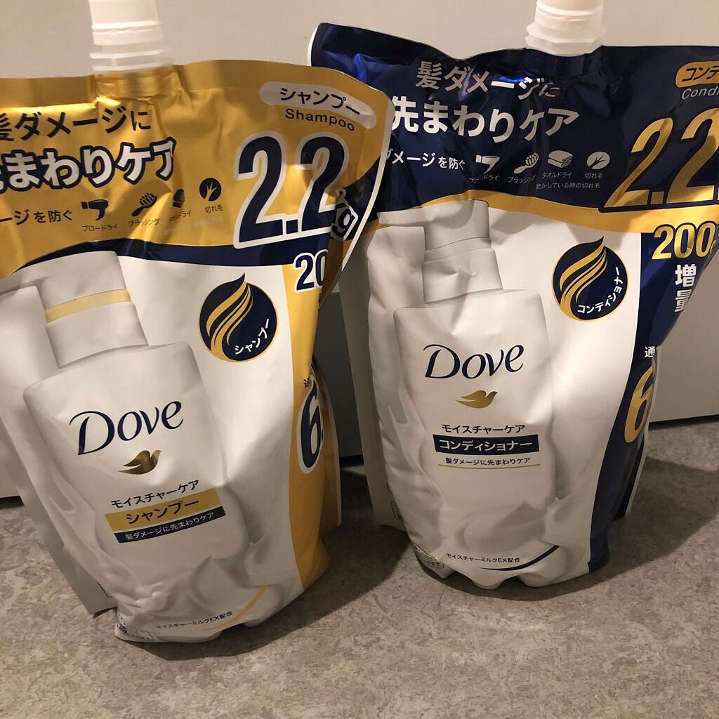モイスチャーケア シャンプー/コンディショナー/ダヴ/市販シャンプーを使ったクチコミ(1枚目)