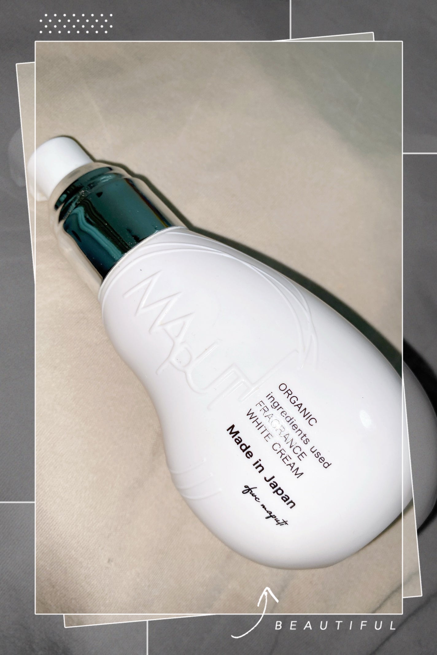 オーガニックフレグランスホワイトクリーム/MAPUTI/デリケートゾーンケアを使ったクチコミ(1枚目)