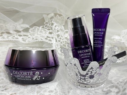 コスメデコルテ リポソーム アドバンスト リペアクリーム パープルリボン セット 2024/DECORTÉ/スキンケアキットを使ったクチコミ(2枚目)