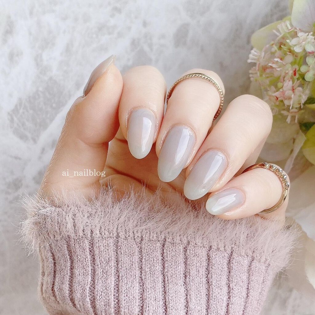 カラーベースコート ゼロ 4／0/uka/オールインワンネイルを使ったクチコミ（3枚目）