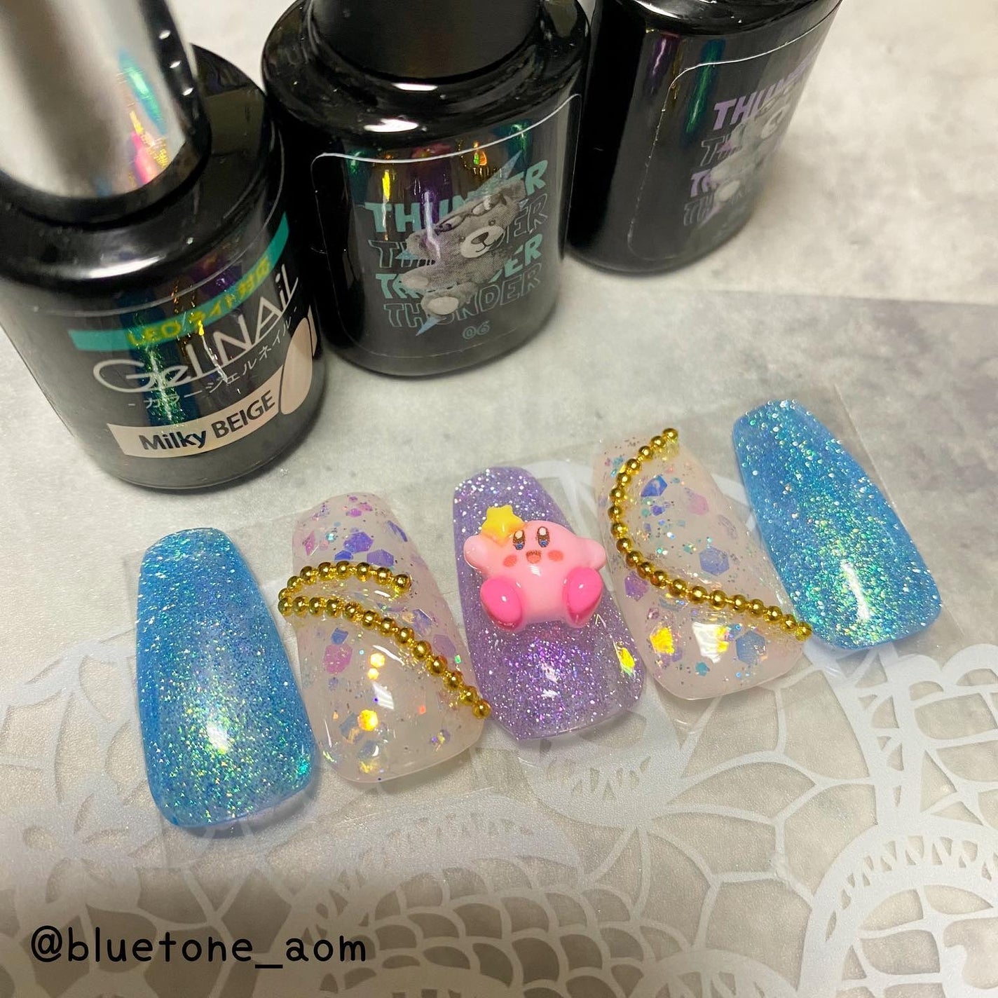 ジェルネイル(ライト対応)/セリア/ジェルネイルを使ったクチコミ(6枚目)