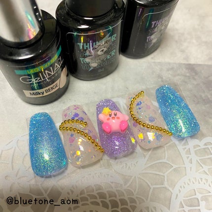 ジェルネイル(ライト対応)/セリア/ジェルネイルを使ったクチコミ(6枚目)