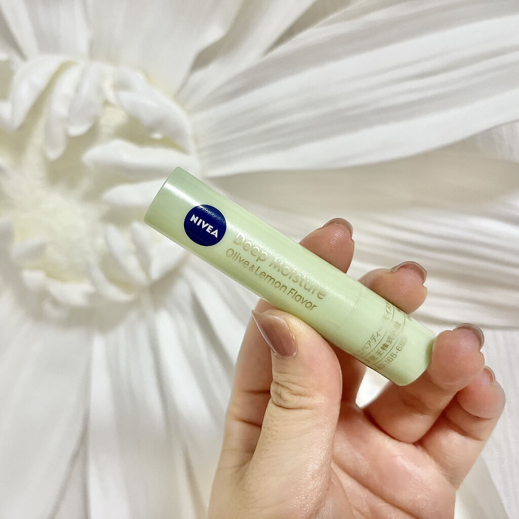 ニベア ディープモイスチャーリップ/ニベア/リップクリームを使ったクチコミ（1枚目）