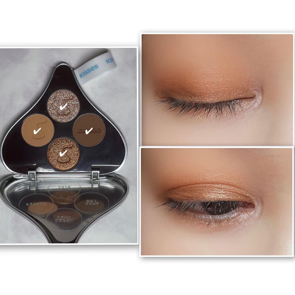 キスチョコレート プレイカラーアイズ/ETUDE/アイシャドウパレットを使ったクチコミ(6枚目)