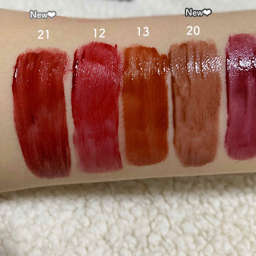 ジューシーラスティングティント/rom&nd/リップティントを使ったクチコミ(4枚目)