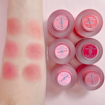 フィー リップアンドチーク ブラーリープリンポット/fwee/口紅を使ったクチコミ(3枚目)