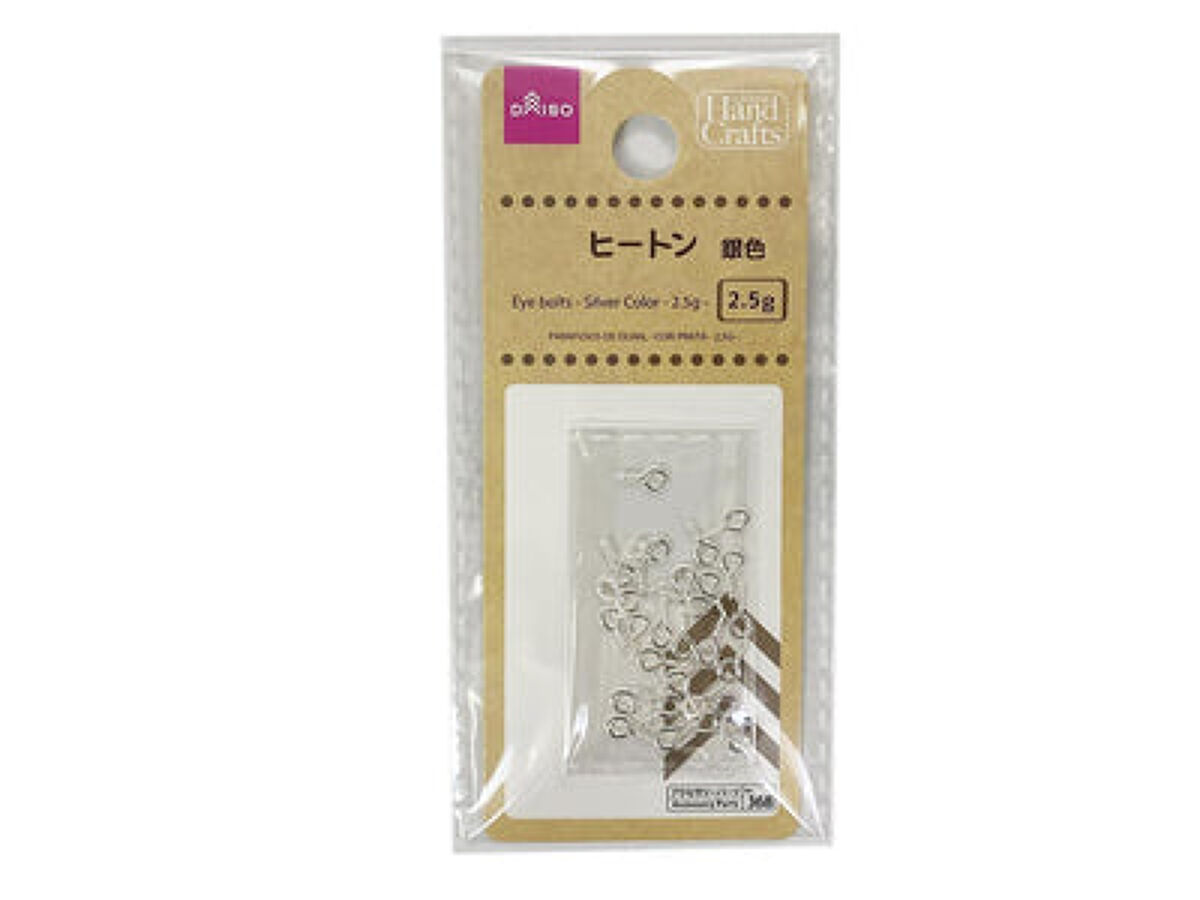 DAISO ヒートン 銀色