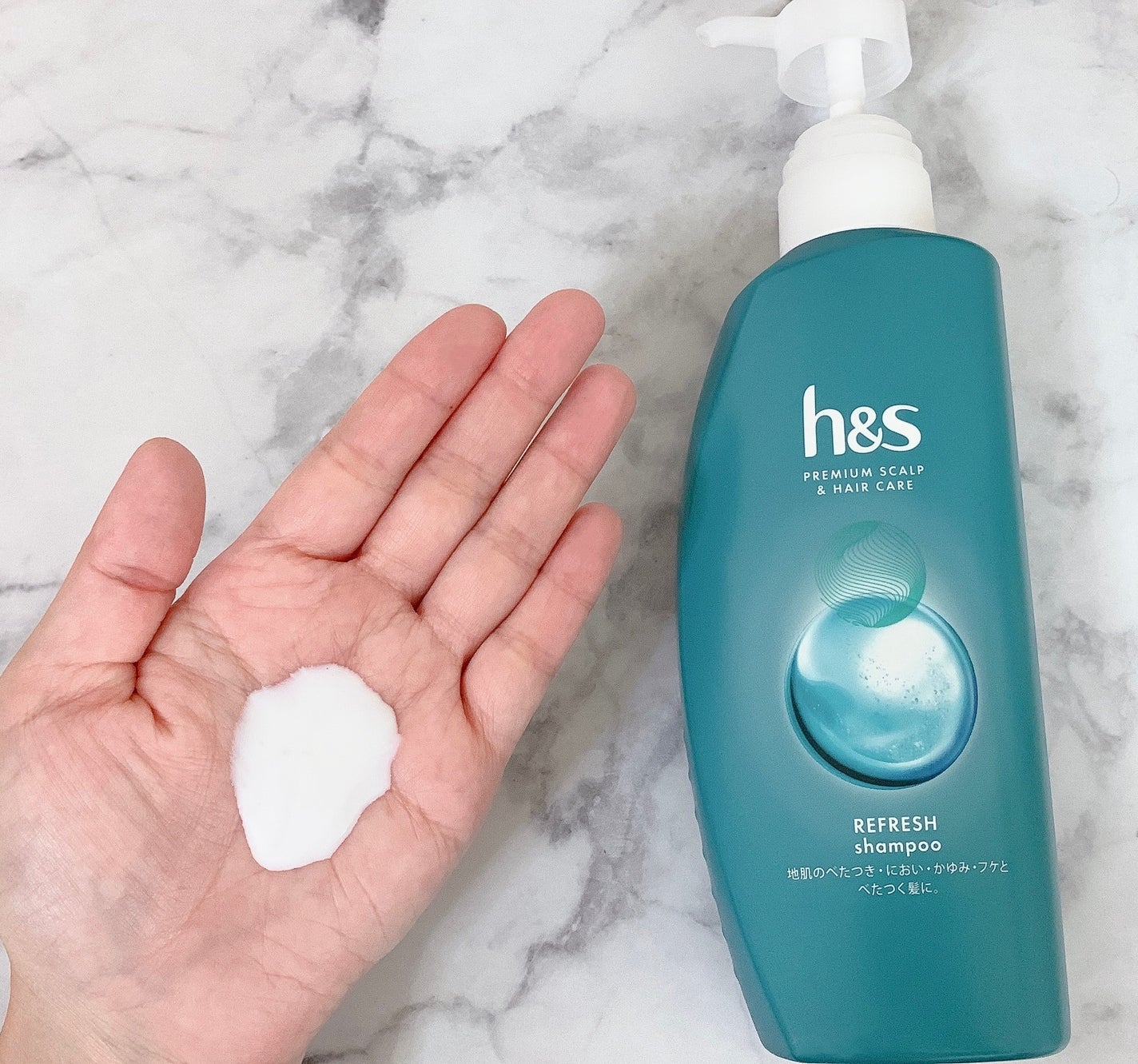 リフレッシュ シャンプー/コンディショナー/h&s/頭皮ケアを使ったクチコミ(4枚目)