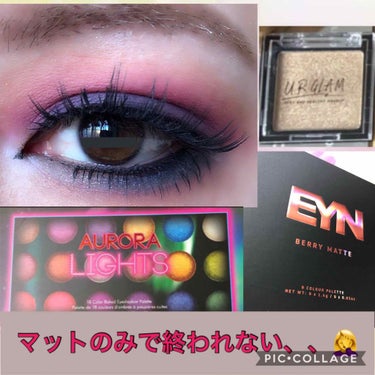 UR GLAM　POWDER EYESHADOW シェルベージュ〈ブルーラメ〉/U R GLAM/パウダーアイシャドウを使ったクチコミ（1枚目）