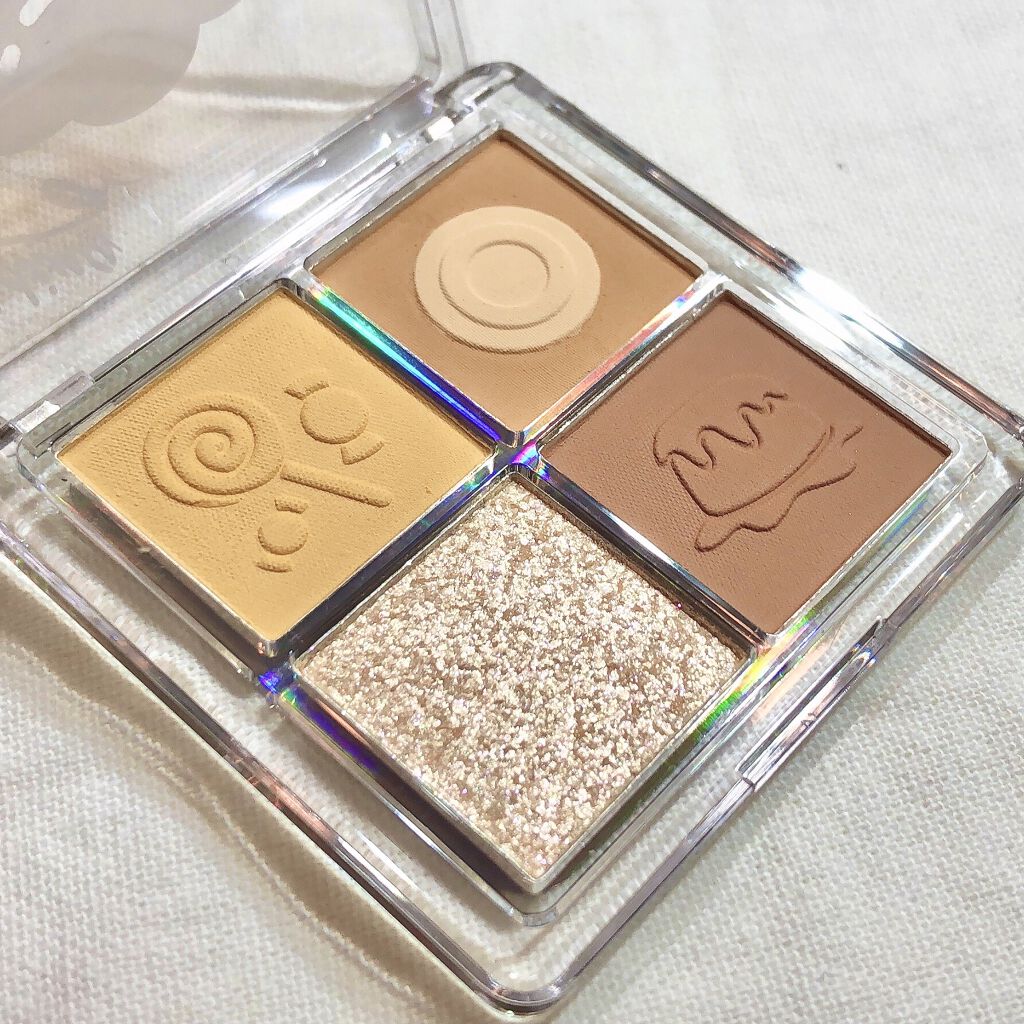 ZEESEAデザートコレクション４カラーアイシャドウパレット/ZEESEA/アイシャドウパレットを使ったクチコミ（3枚目）