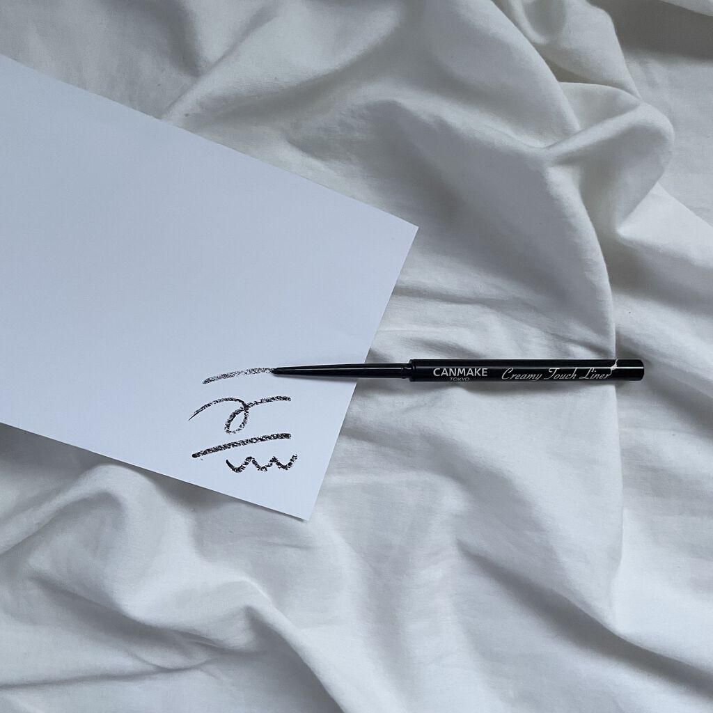 クリーミータッチライナー/キャンメイク/ジェルアイライナーを使ったクチコミ（2枚目）