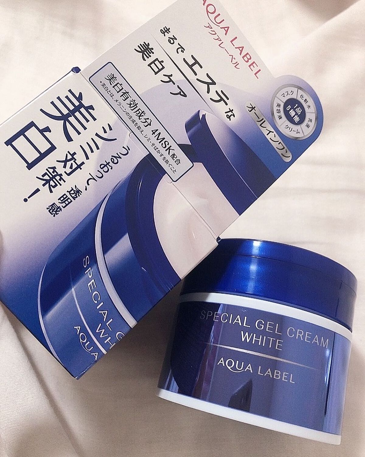 スペシャルジェルクリーム(モイスト)/アクアレーベル/オールインワン化粧品を使ったクチコミ(6枚目)