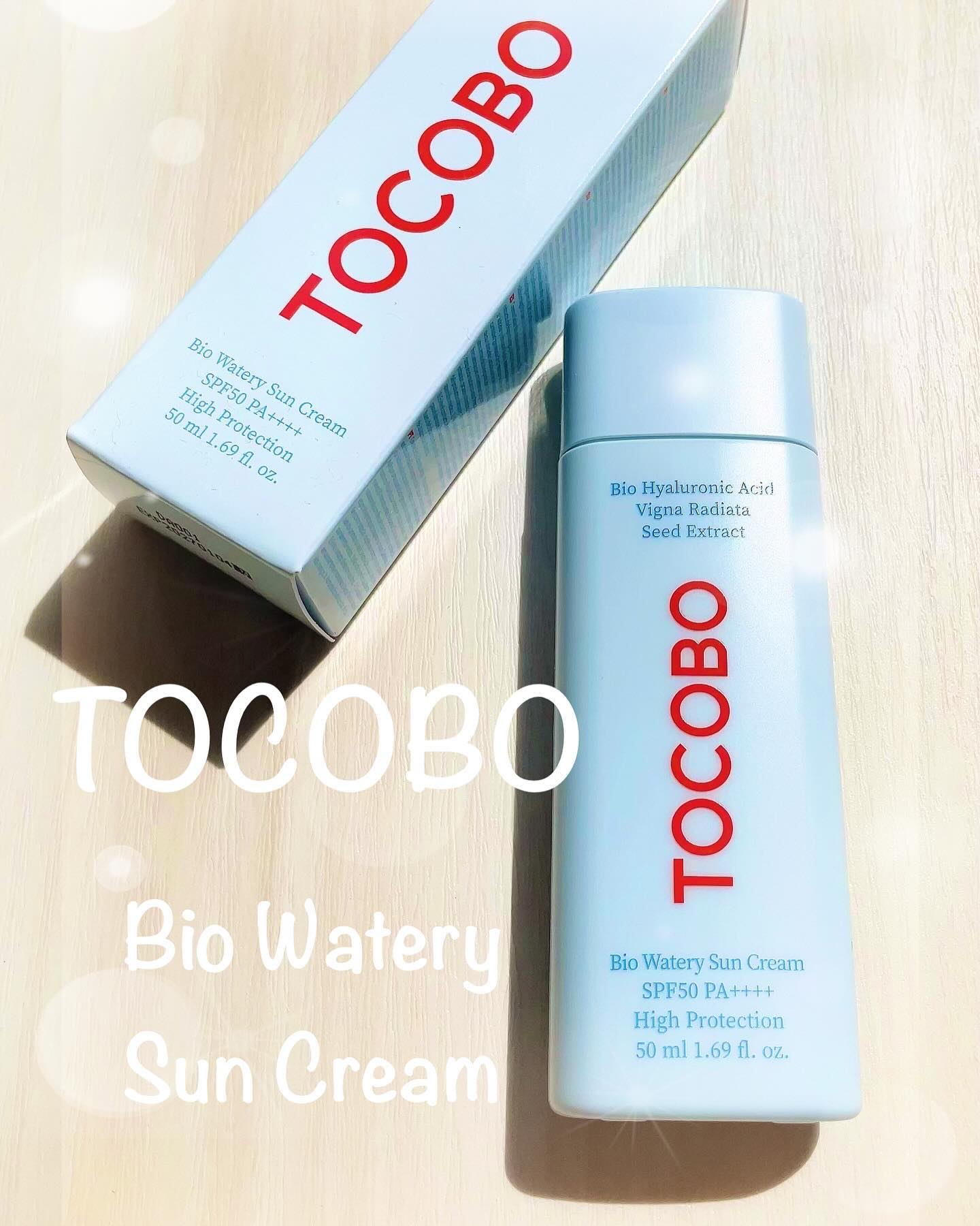 バイオウォータリーサンクリーム/TOCOBO/日焼け止めクリームを使ったクチコミ（1枚目）