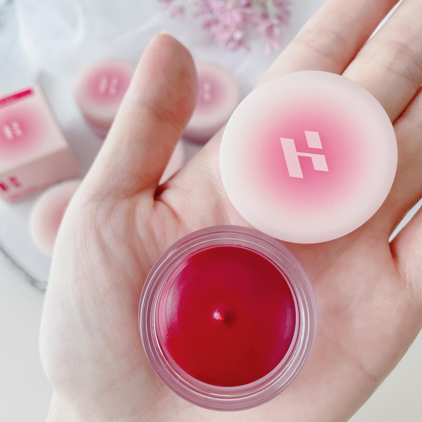 メルティングブラーリップポット/HOLIKA HOLIKA/口紅を使ったクチコミ（3枚目）