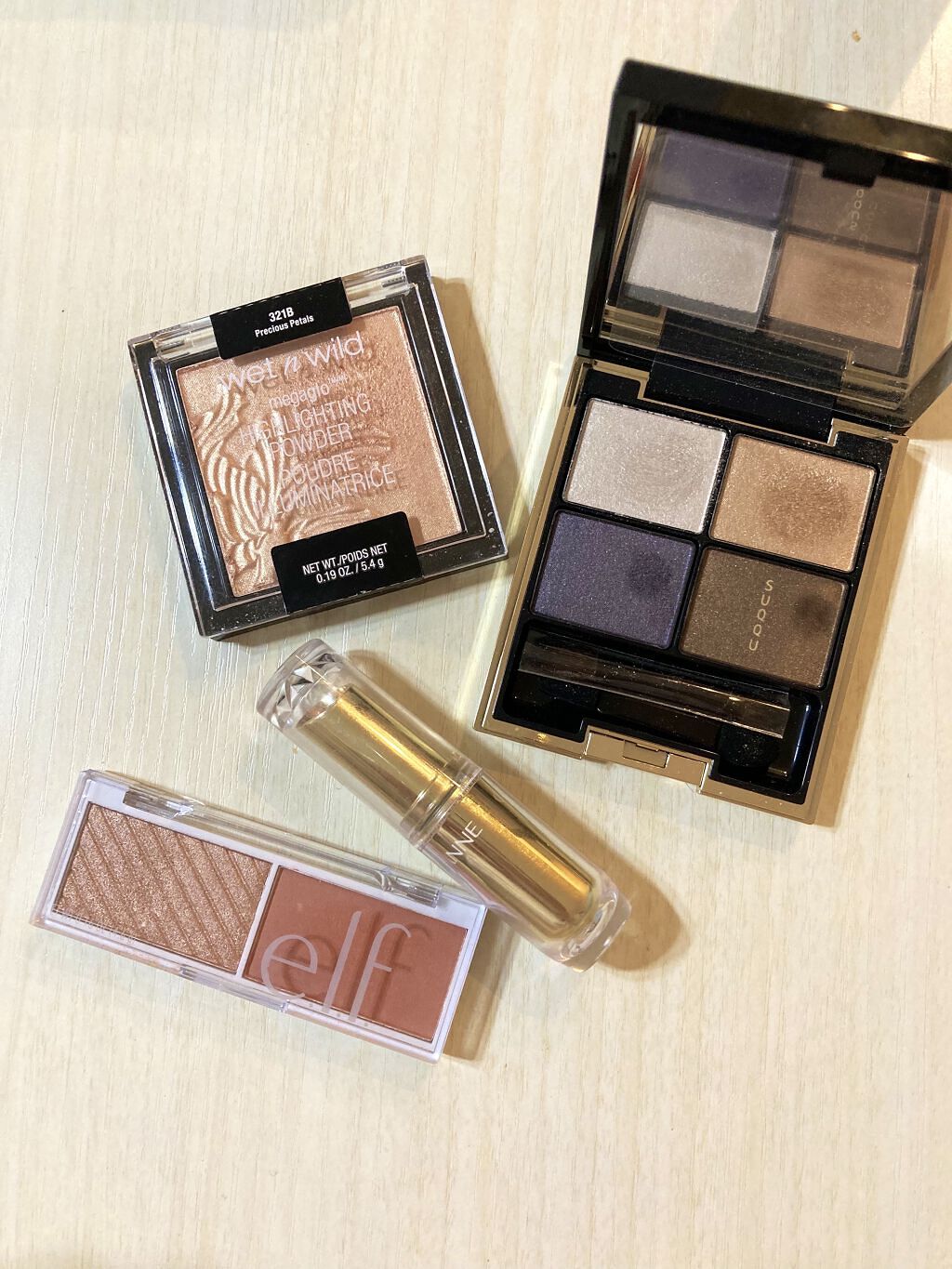 バイトサイズフェイスデュオ/e.l.f. Cosmetics/パウダーチークを使ったクチコミ（1枚目）