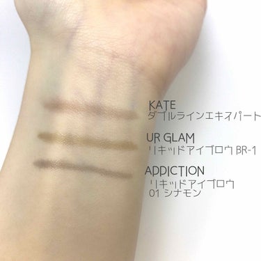 UR GLAM　3WAY EYEBROW PENCIL（3WAYアイブロウペンシル）/U R GLAM/アイブロウペンシルを使ったクチコミ（3枚目）