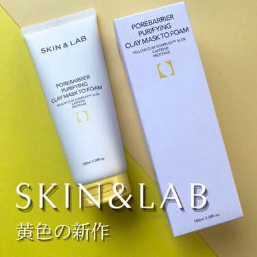 ポアバリアピューリファイングクレイマスクトゥフォーム/SKIN&LAB/洗い流すパック・マスクを使ったクチコミ（1枚目）