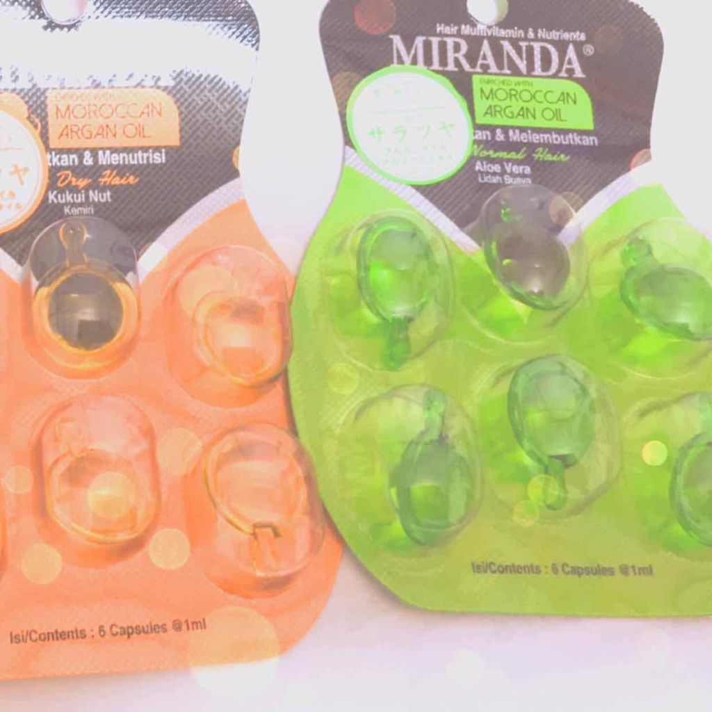 ヘアビタミン モイスチャーヘアオイル/MIRANDA/ヘアオイルを使ったクチコミ(1枚目)