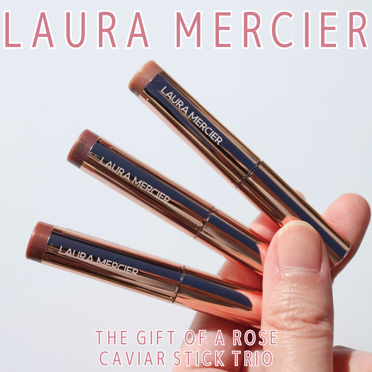 ザ ギフト オブ ア ローズ キャビアスティック トリオ/ローラ メルシエ/メイクアップキットを使ったクチコミ（1枚目）