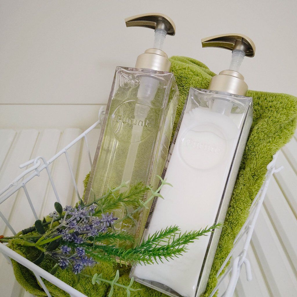 プルント モイストリッチ美容液シャンプー／モイストリッチリペア美容液トリートメント/Purunt./市販シャンプーを使ったクチコミ（1枚目）