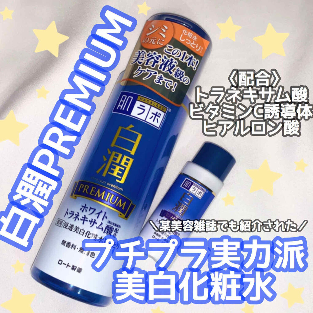 白潤プレミアム 薬用浸透美白化粧水/肌ラボ/化粧水を使ったクチコミ（1枚目）