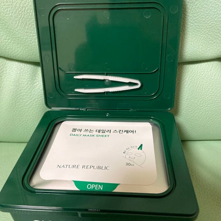 グリーンダーマCICA デイリーシートマスク/ネイチャーリパブリック/シートマスク・パックを使ったクチコミ(2枚目)