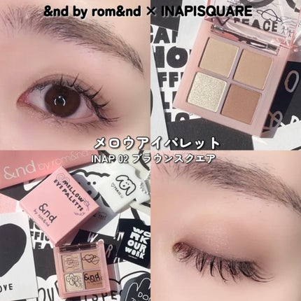 アンドバイロムアンド メロウアイパレット/&nd by rom&nd/アイシャドウパレットを使ったクチコミ(6枚目)