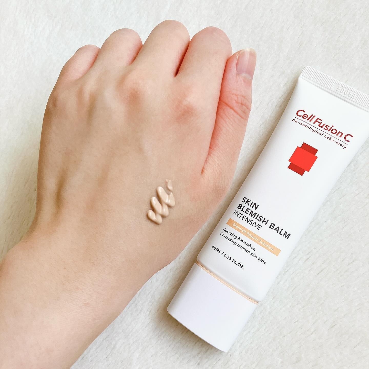 スキンブレミッシュバーム/Cell Fusion C(セルフュージョンシー)/化粧下地を使ったクチコミ（3枚目）