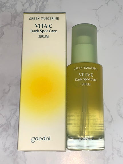 グリーンタンジェリン ビタC ダークスポットケアセラム/goodal/美容液を使ったクチコミ(1枚目)