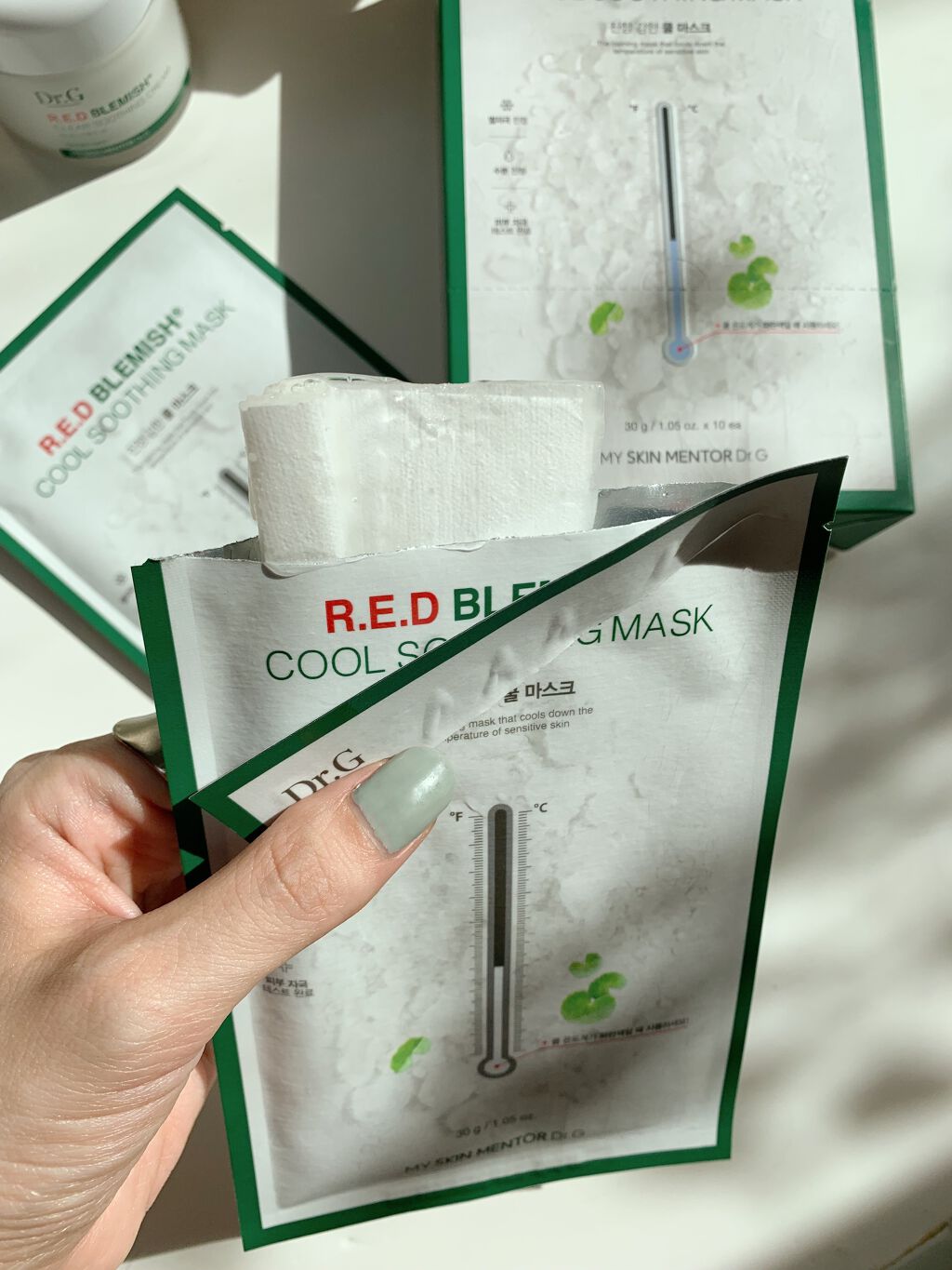 レッドブレミッシュ クールスージングマスク/Dr.G/シートマスク・パックを使ったクチコミ（2枚目）