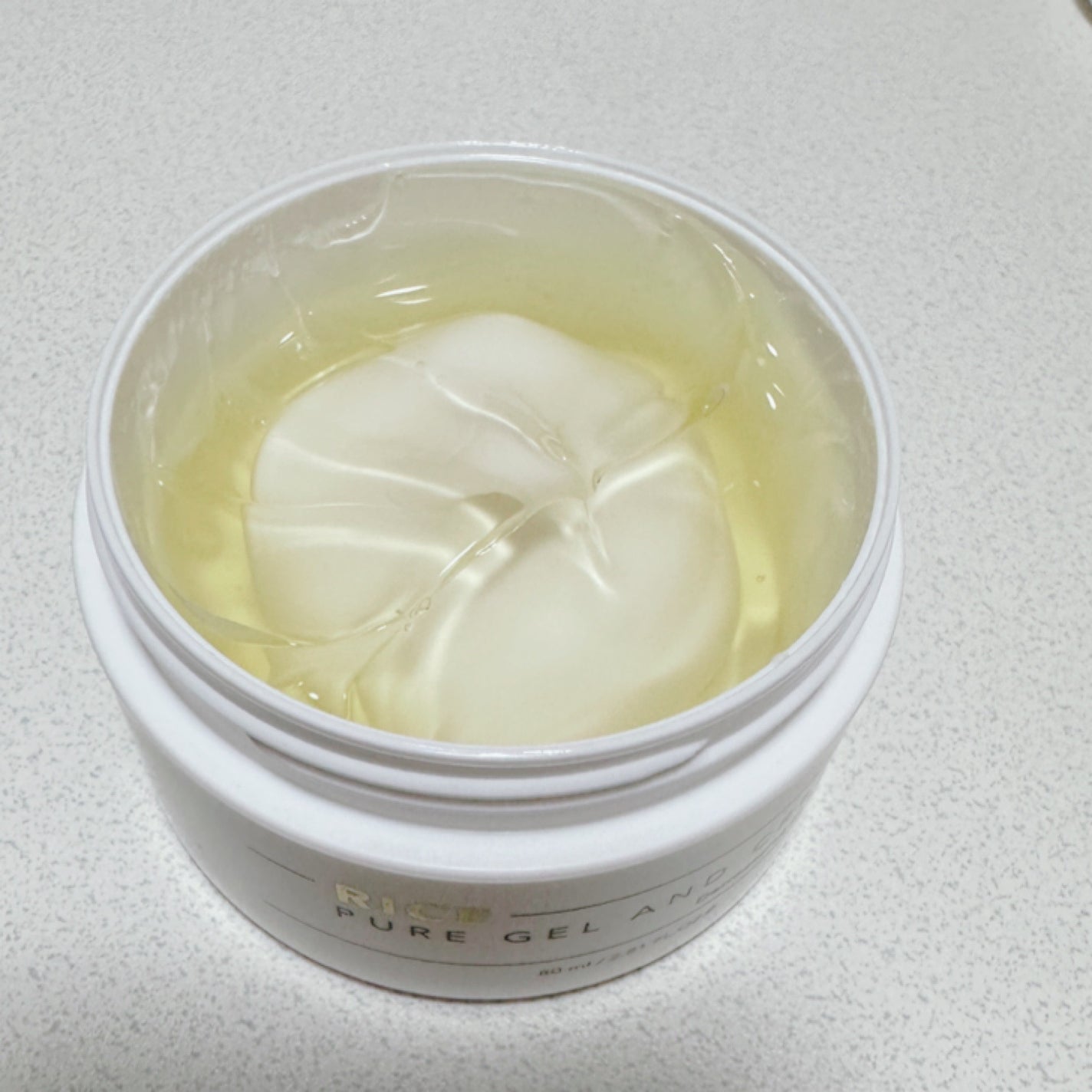 ライスピュアジェル&クリーム/THANK YOU FARMER/フェイスクリームを使ったクチコミ(2枚目)