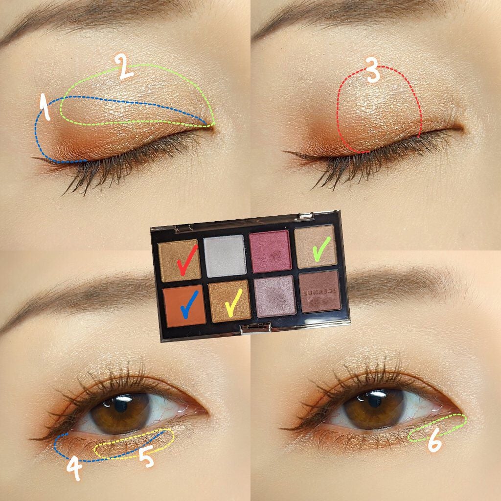 アイカラーレーション スペシャルエディション/LUNASOL/アイシャドウパレットを使ったクチコミ(3枚目)