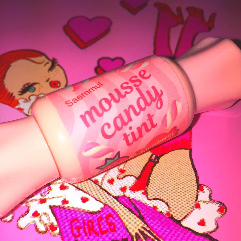 ムース キャンディー ティント/the SAEM/リップティントを使ったクチコミ（1枚目）