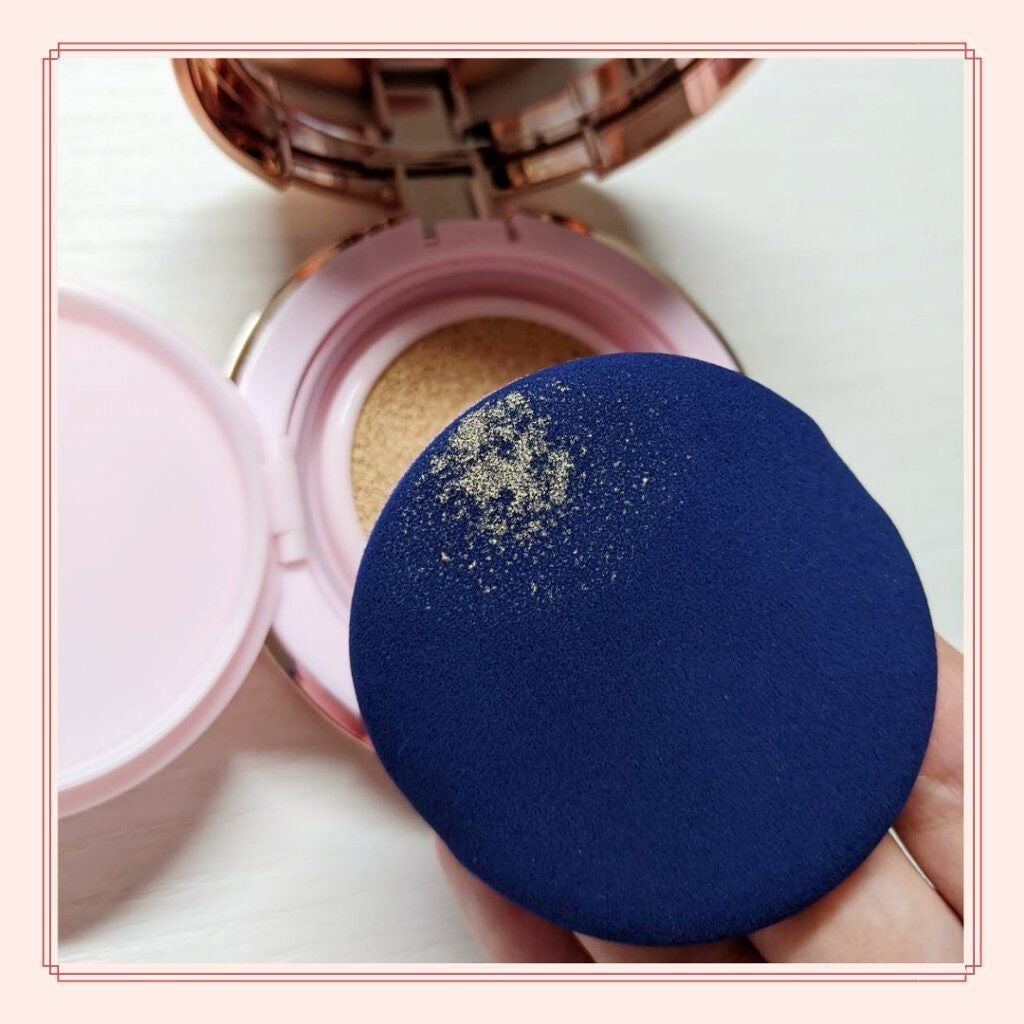 ピンクティーツリーカバークッション/APLIN/クッションファンデーションを使ったクチコミ(5枚目)