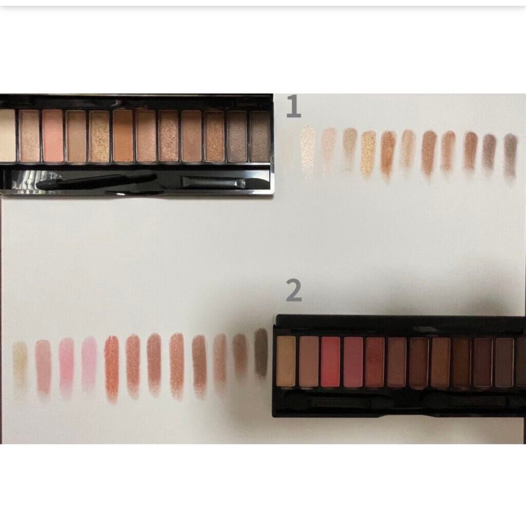 UR GLAM LUXE 12 COLORS EYESHADOW PALLET/U R GLAM/アイシャドウパレットを使ったクチコミ(2枚目)