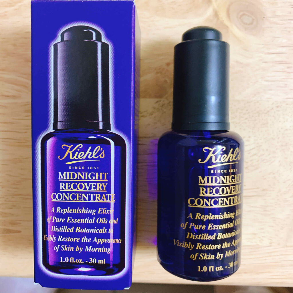 キールズ ミッドナイトボタニカル コンセントレート/Kiehl's/フェイスオイルを使ったクチコミ（1枚目）