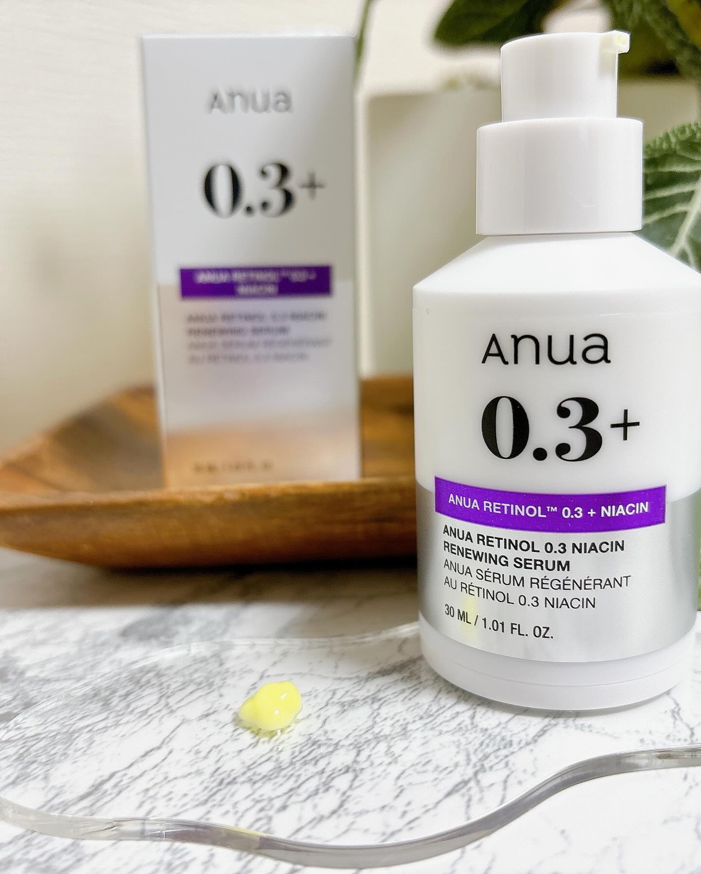 レチノール0.3 ナイアシンリニューイングセラム/Anua/美容液を使ったクチコミ（2枚目）