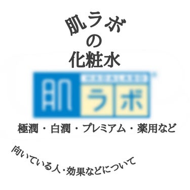 白潤 薬用美白化粧水/肌ラボ/化粧水を使ったクチコミ（1枚目）